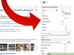 Google News customization