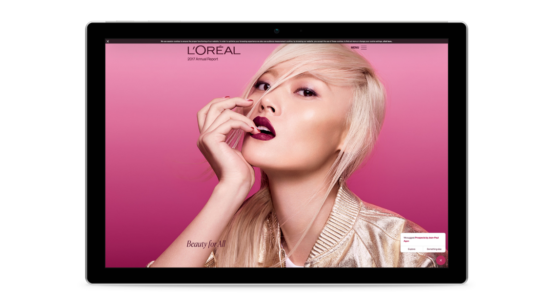 loreal 2017 online annual report