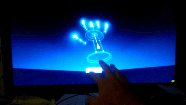 touchless interface from leap motion