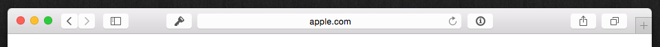 OS X Yosemite Safari search bar