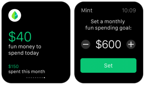 Mint for Apple Watch