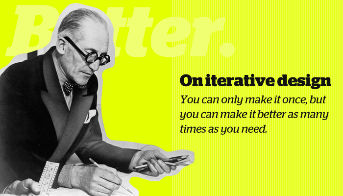 iterative design quote