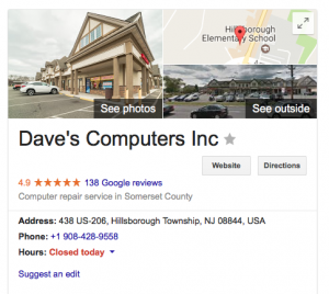 Dave’s Computers Search results