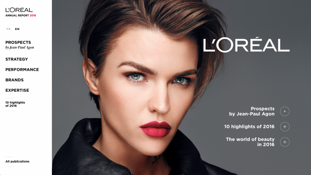 loreal online annual report